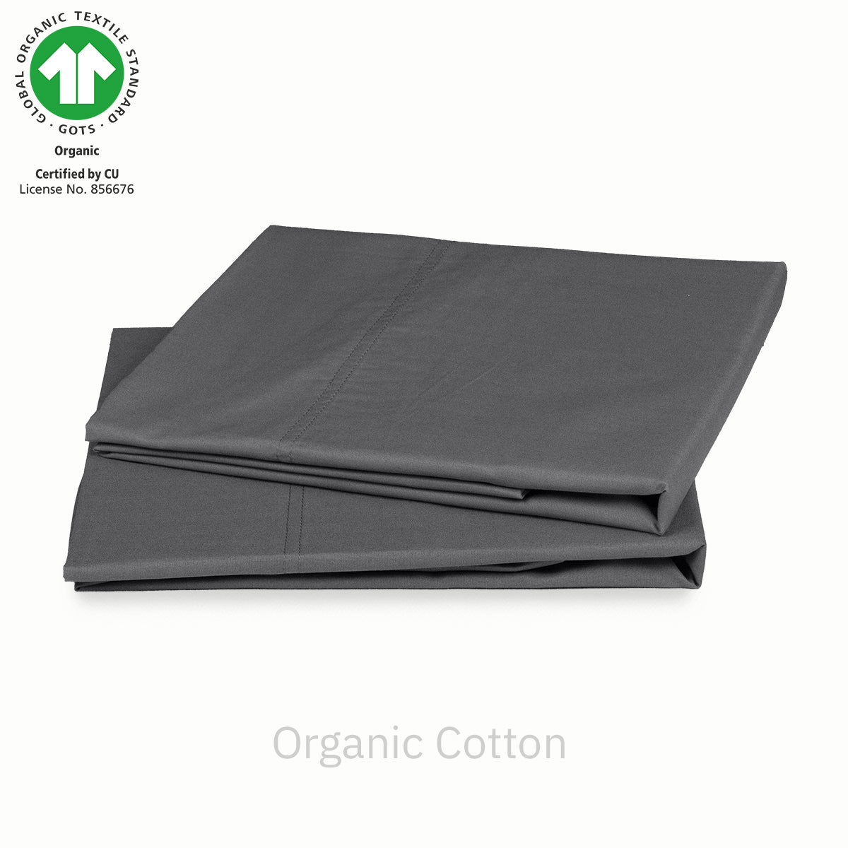 Natural Organic Percale Pillowcase Pair - California Design Den