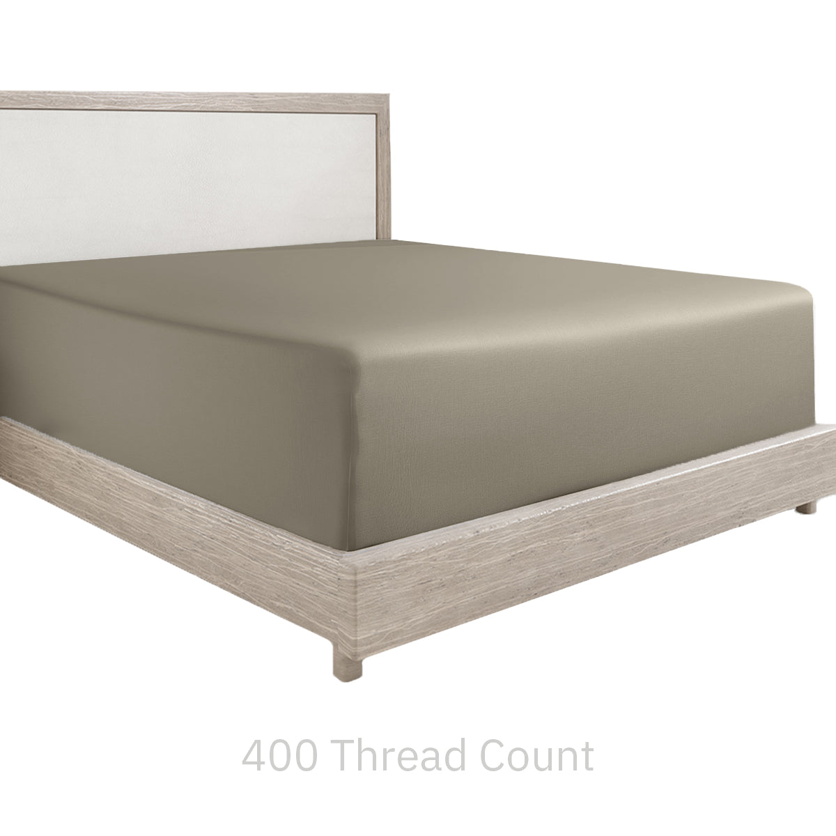 Everyday Ease Sateen 400 Fitted Sheet Only - California Design Den