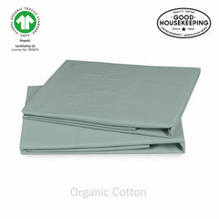 Natural Organic Cotton Percale Pillowcase Pair