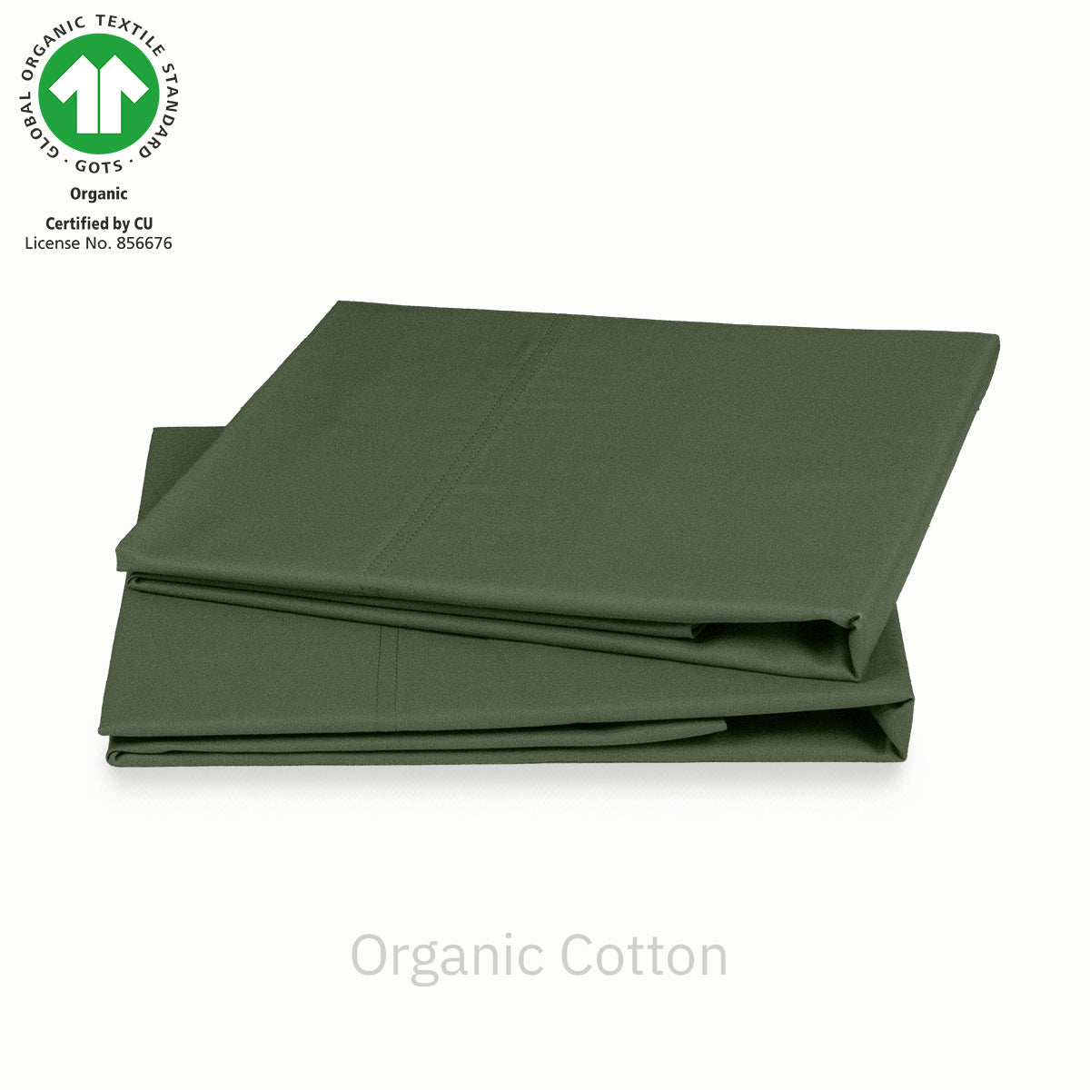 Natural Organic Percale Pillowcase Pair - California Design Den
