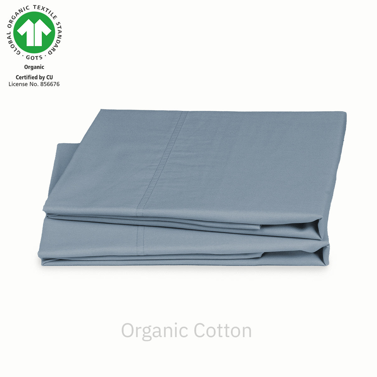 Natural Organic Percale Pillowcase Pair - California Design Den