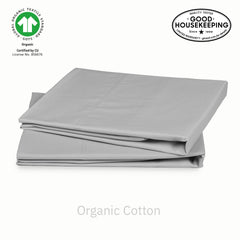 Natural Organic Cotton Percale Pillowcase Pair