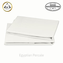 Signature Egyptian Cotton Percale Pillowcase Pair