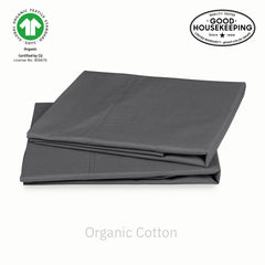 Natural Organic Cotton Percale Pillowcase Pair