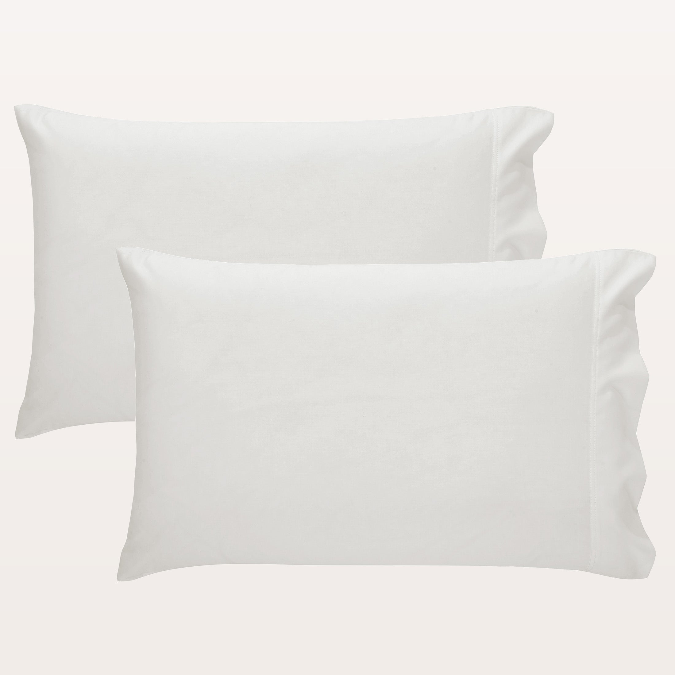 Pillowcase Pair - 100% Egyptian Cotton - Luxury Comfort - California Design Den
