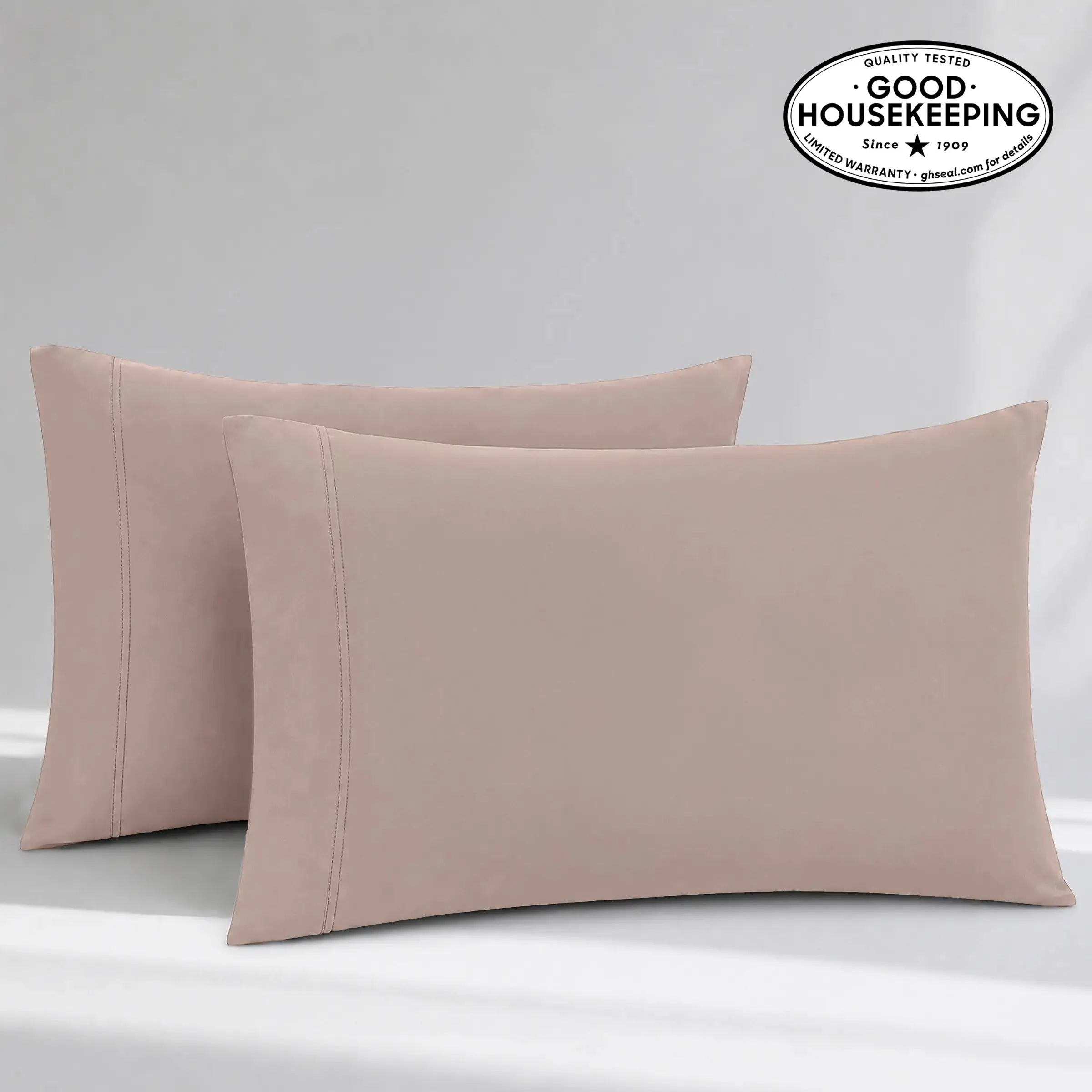 Natural Organic Cotton Sateen Pillowcase Pair