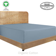 Natural Organic Cotton Percale Fitted Sheet