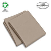 Natural Organic Cotton Sateen Pillowcase Pair