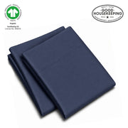 Natural Organic Cotton Sateen Pillowcase Pair