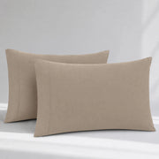 GOTS Certified, 100% Organic Cotton Sateen Pillowcase Pair