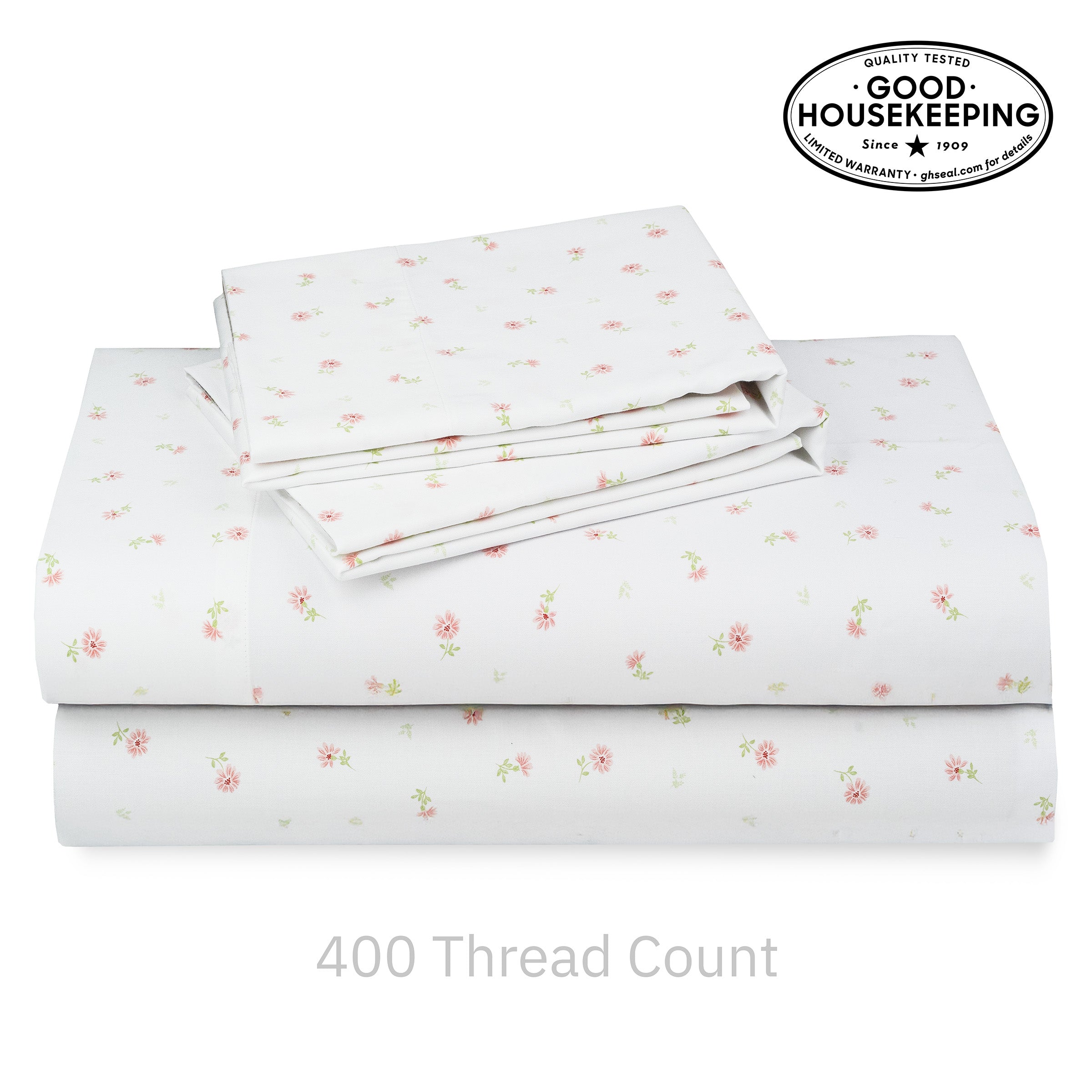 Everyday Ease 400 Sateen Cotton Sheet Set