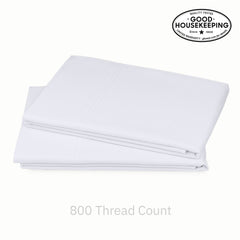 Hotel Luxe 800 Sateen Cotton Pillowcase Pair