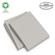 Natural Organic Cotton Sateen Pillowcase Pair