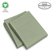 Natural Organic Cotton Sateen Pillowcase Pair