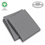Natural Organic Cotton Sateen Pillowcase Pair