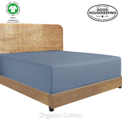 Natural Organic Cotton Percale Fitted Sheet