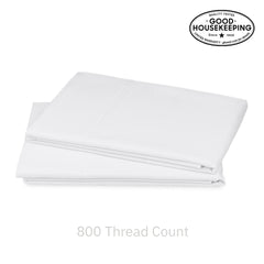 Hotel Luxe 800 Sateen Cotton Pillowcase Pair