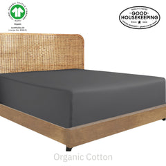 Natural Organic Cotton Percale Fitted Sheet