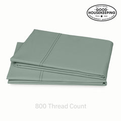 Hotel Luxe 800 Sateen Cotton Pillowcase Pair