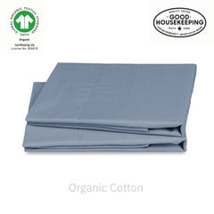 Natural Organic Cotton Percale Pillowcase Pair