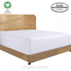 Natural Organic Cotton Percale Fitted Sheet