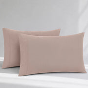 GOTS Certified, 100% Organic Cotton Sateen Pillowcase Pair