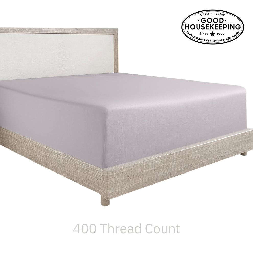 Everyday Ease Sateen 400 Fitted Sheet Only - California Design Den