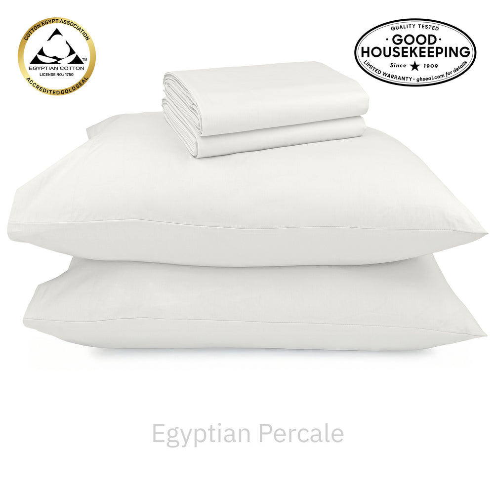 Signature Egyptian Cotton Percale Sheet Set
