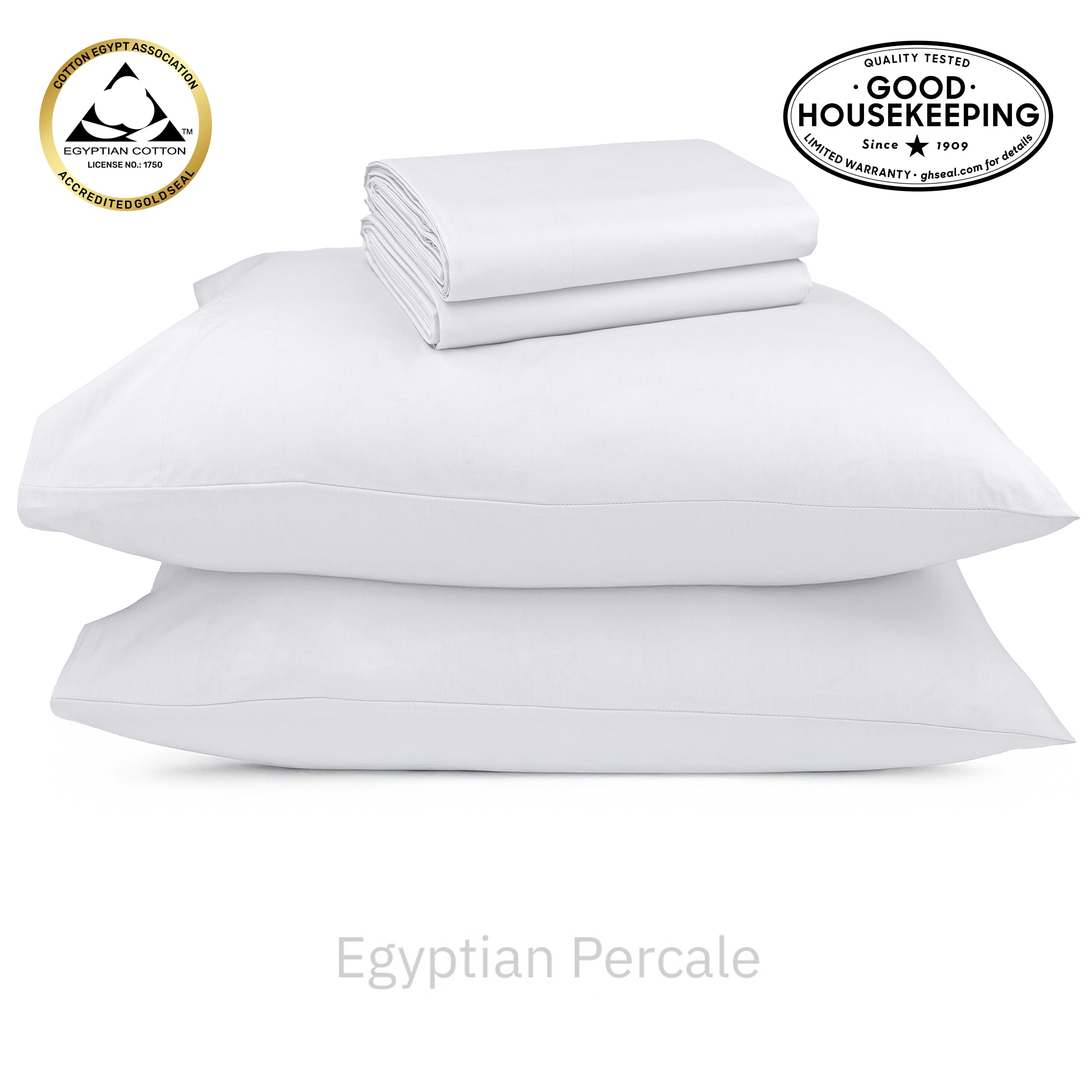 Signature Egyptian Cotton Percale Sheet Set
