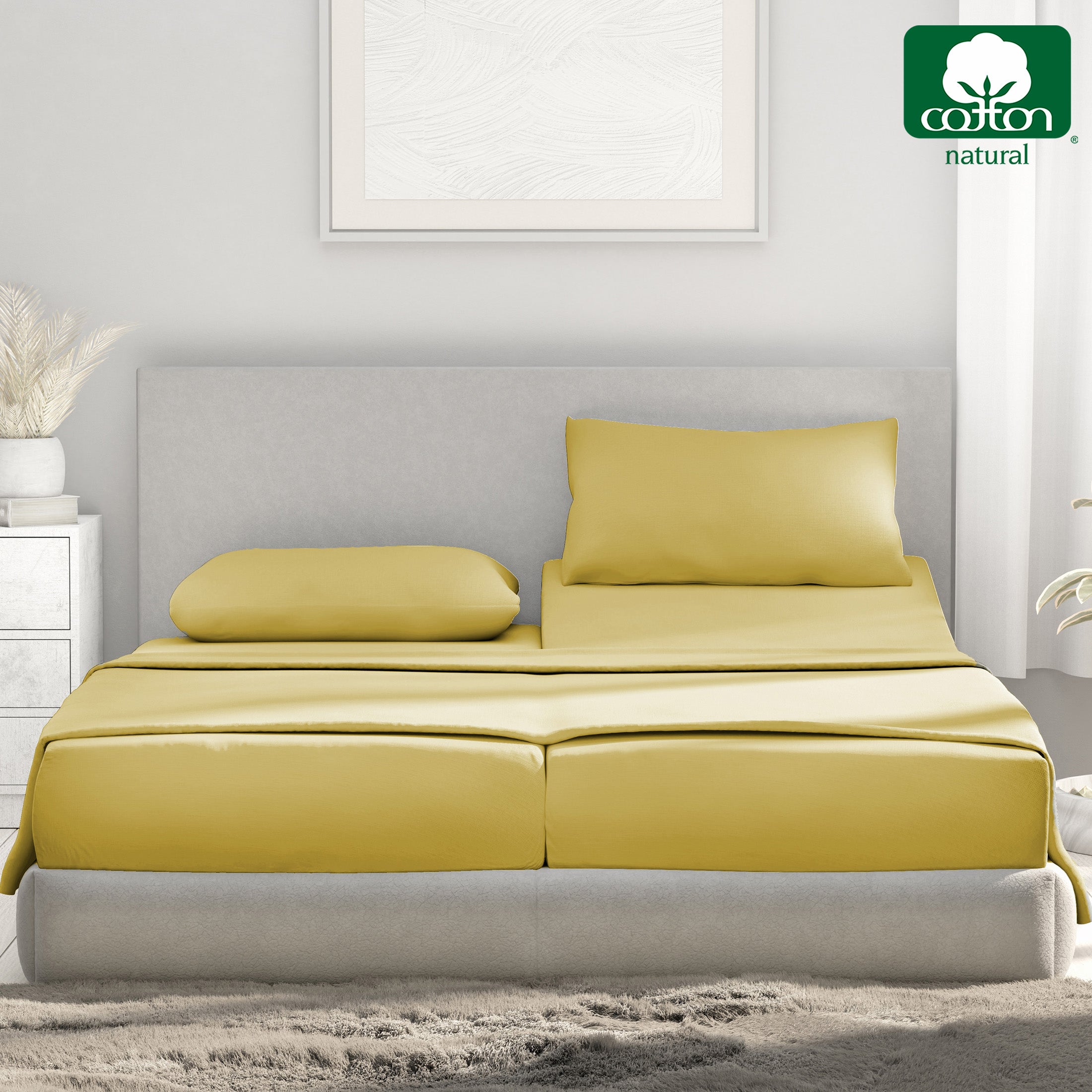 Everyday Ease 400 Sateen Cotton Sheet Set - California Design Den