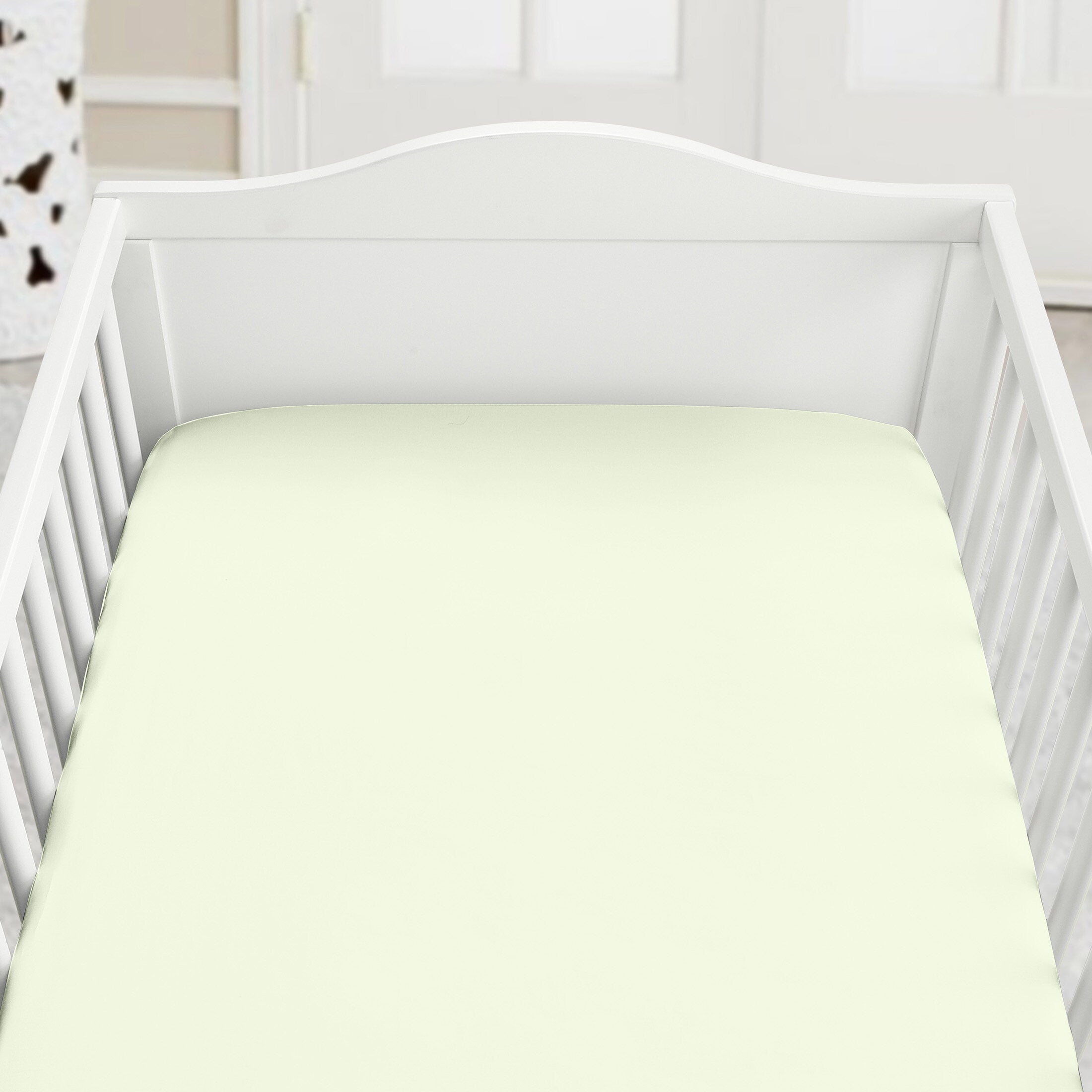 2-Pack Crib Fitted Sheets Sub Title - 100% Organic Cotton - California Design Den