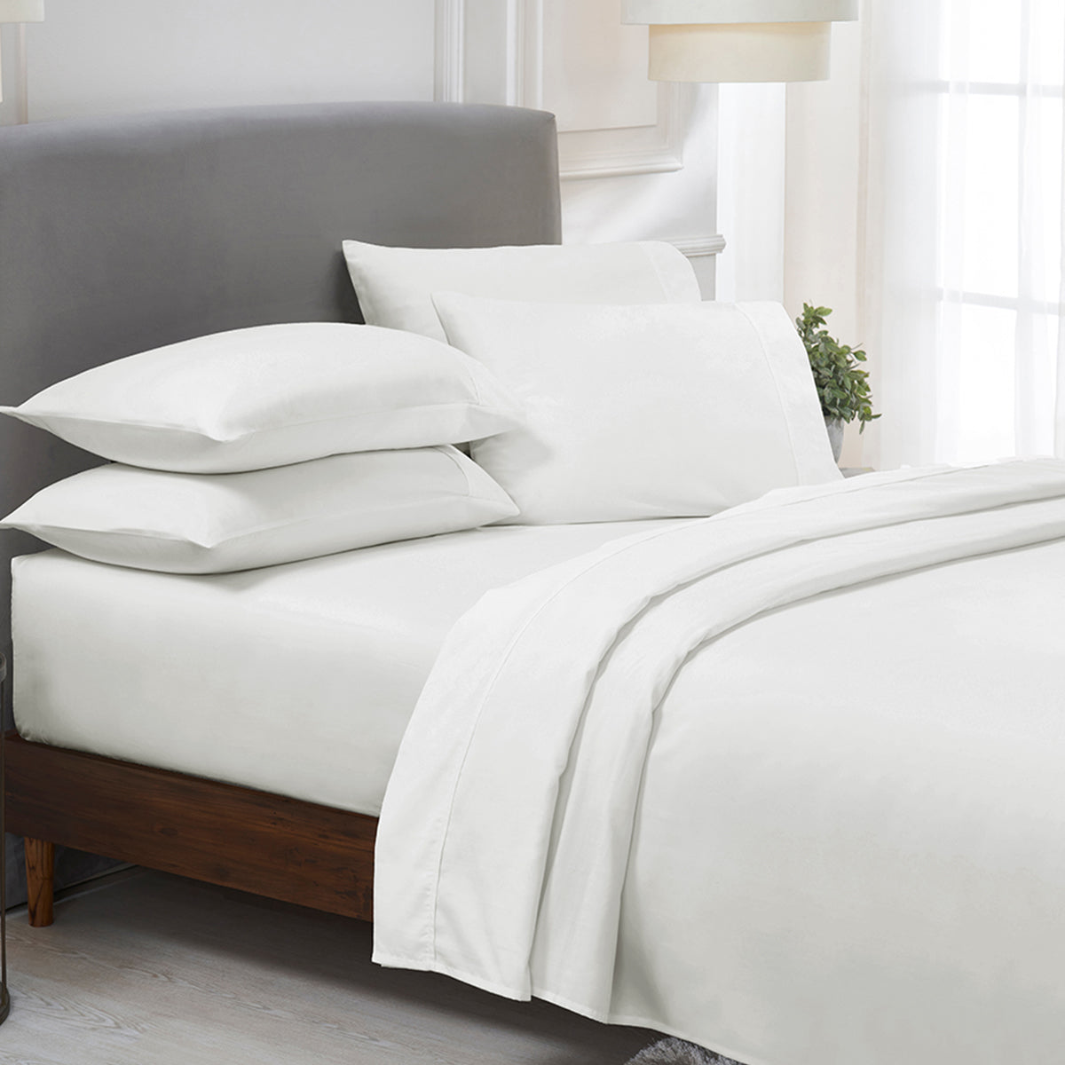 Queen 6pc ( with 4 Pillowcases)