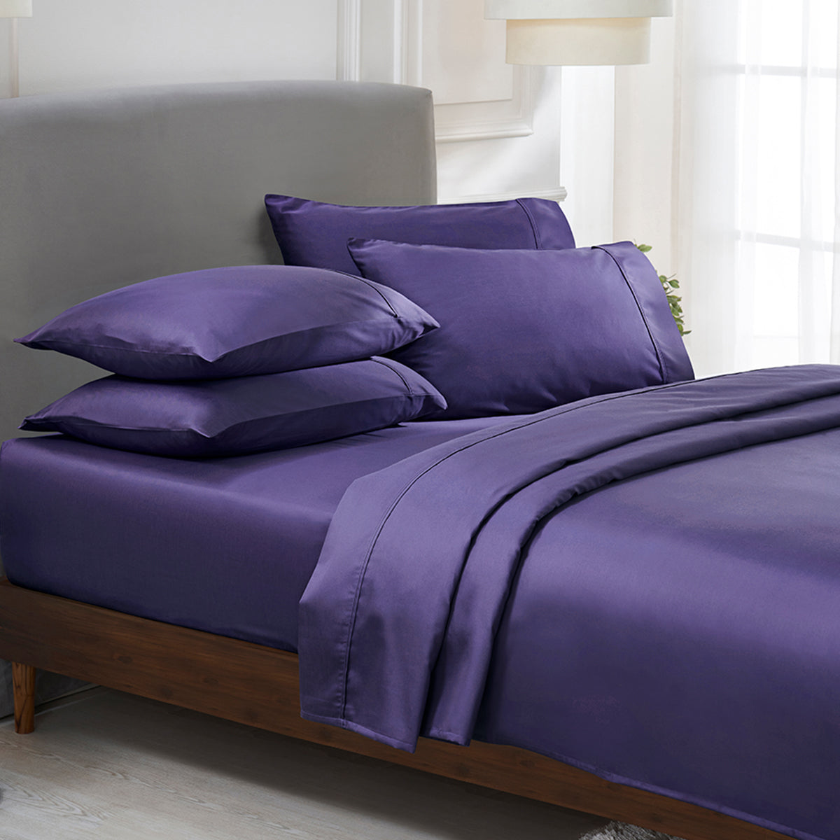 Queen 6pc ( with 4 Pillowcases)
