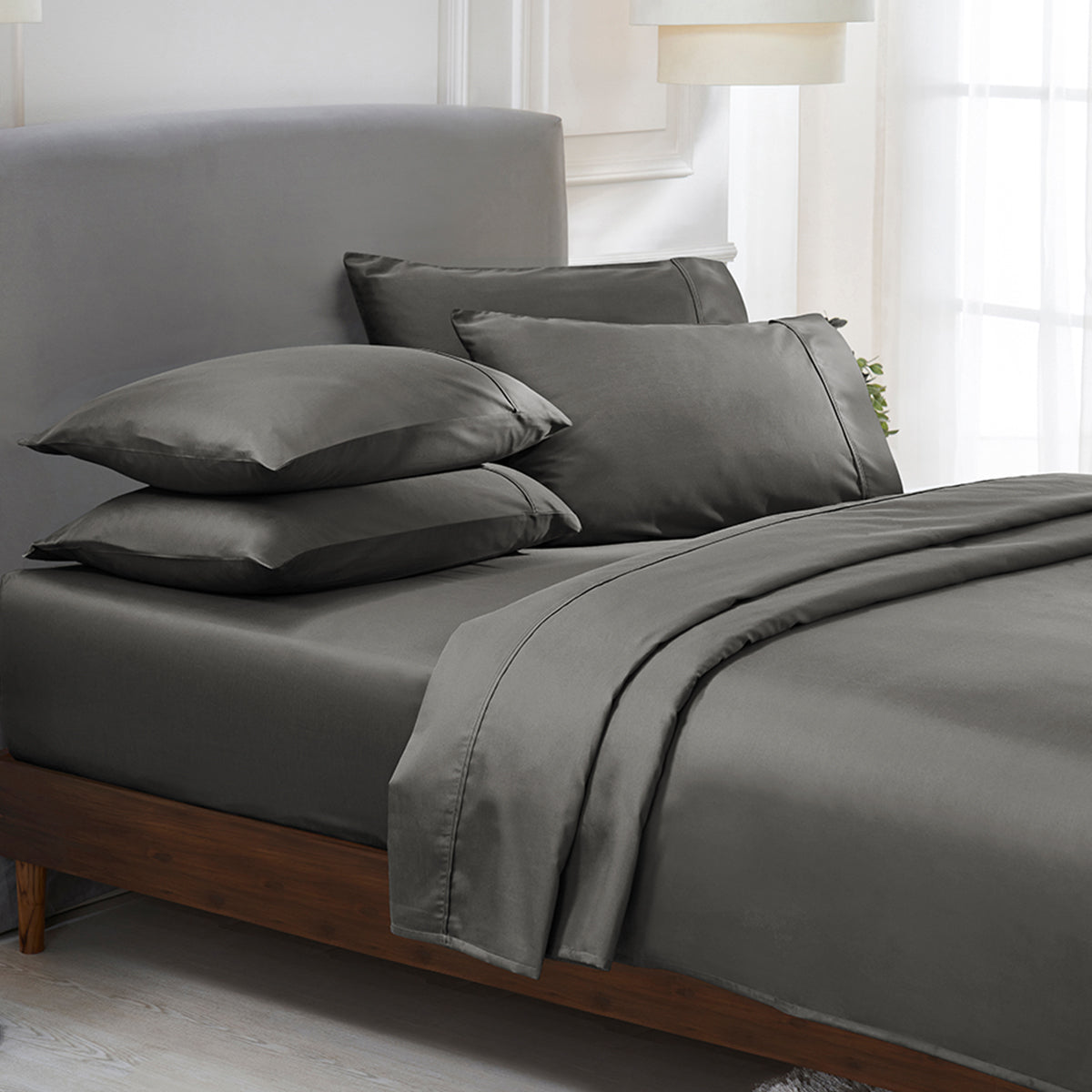 Queen 6pc ( with 4 Pillowcases)