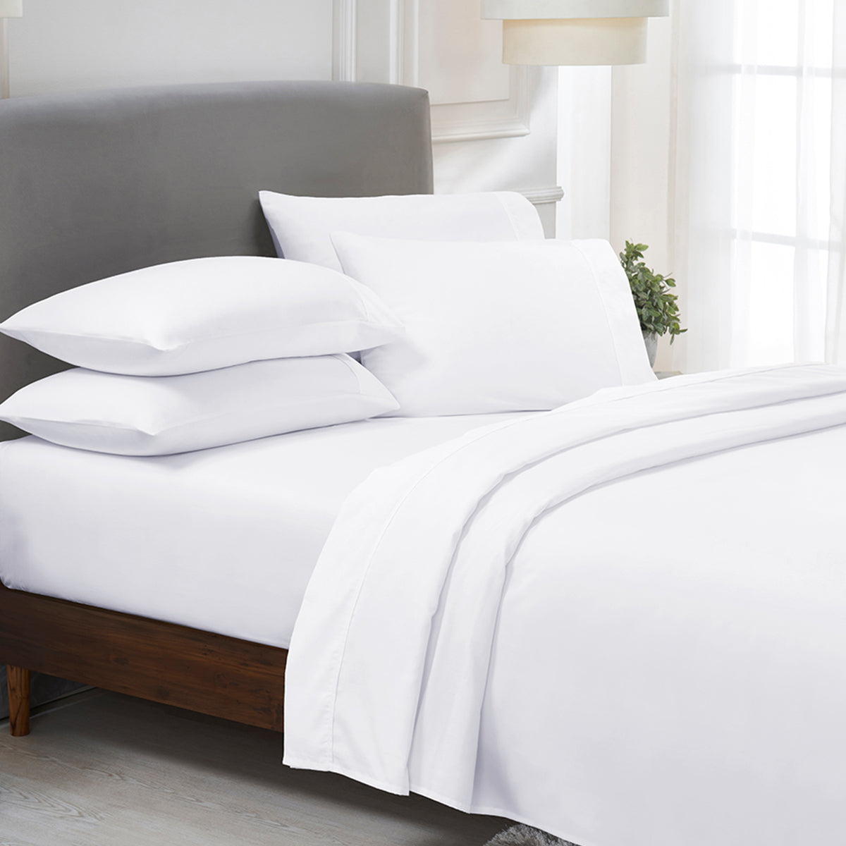 Queen 6pc ( with 4 Pillowcases)