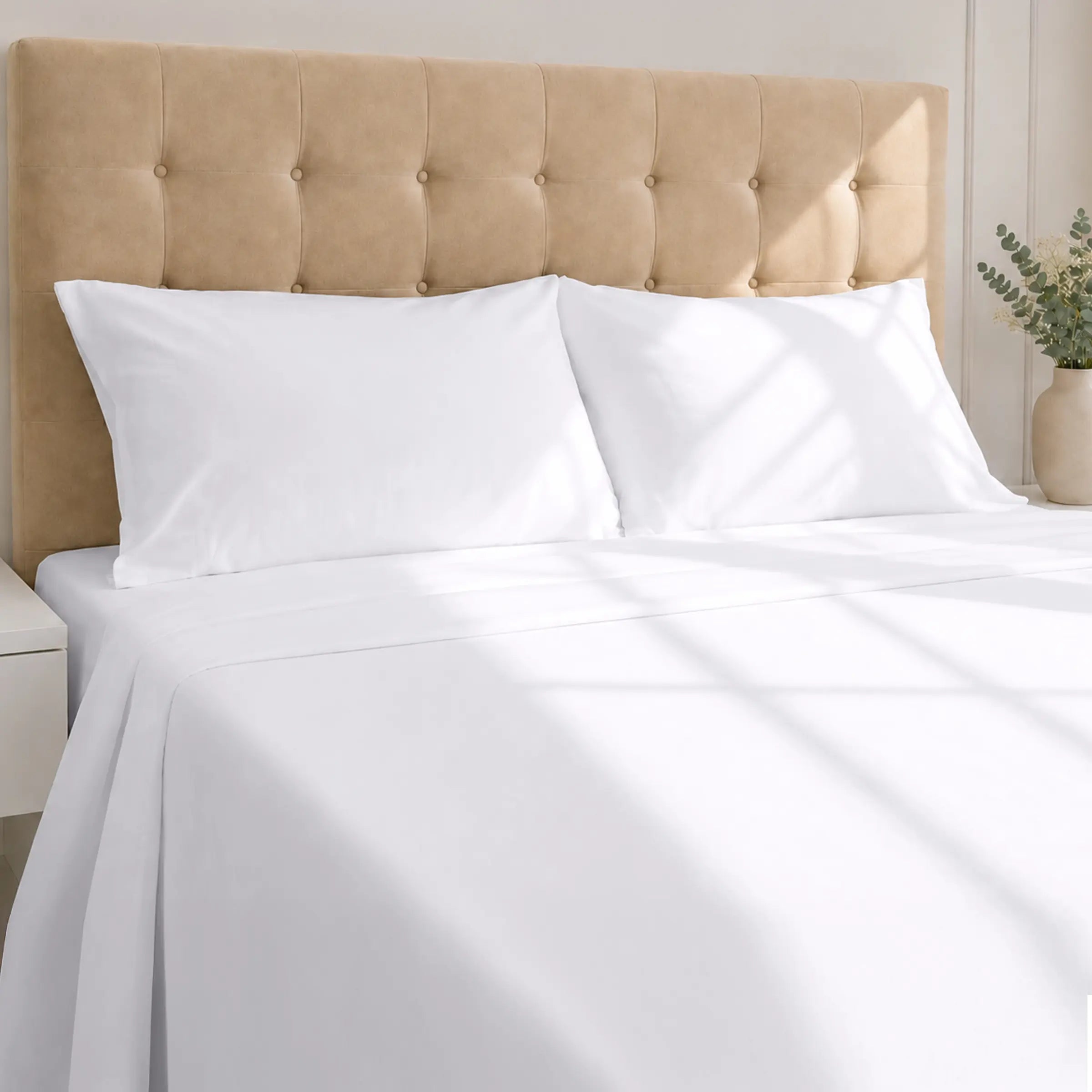 GOTS Certified, 100% Organic Cotton Sateen Sheet Set
