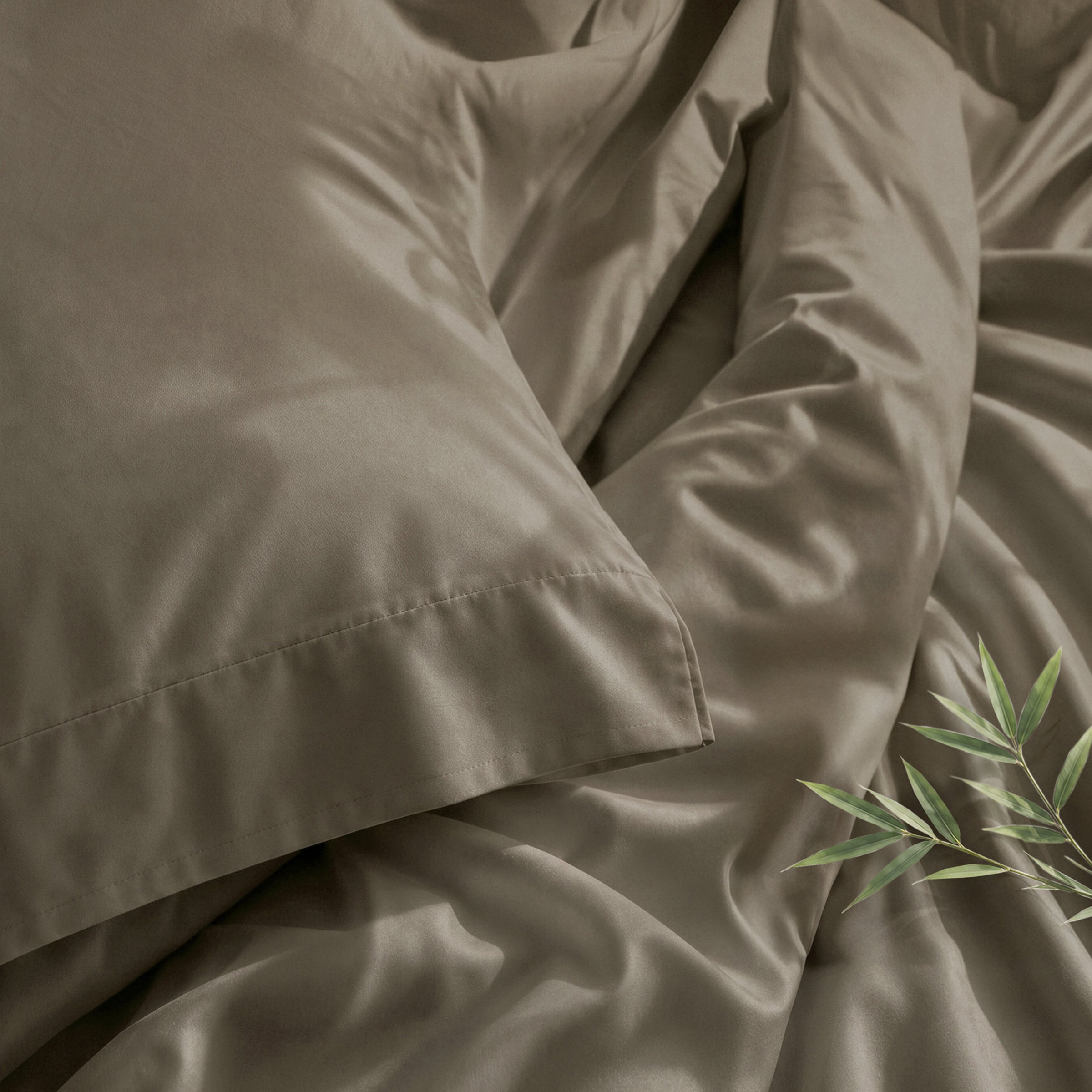 Signature Bamboo Viscose Sateen Pillowcase Pair