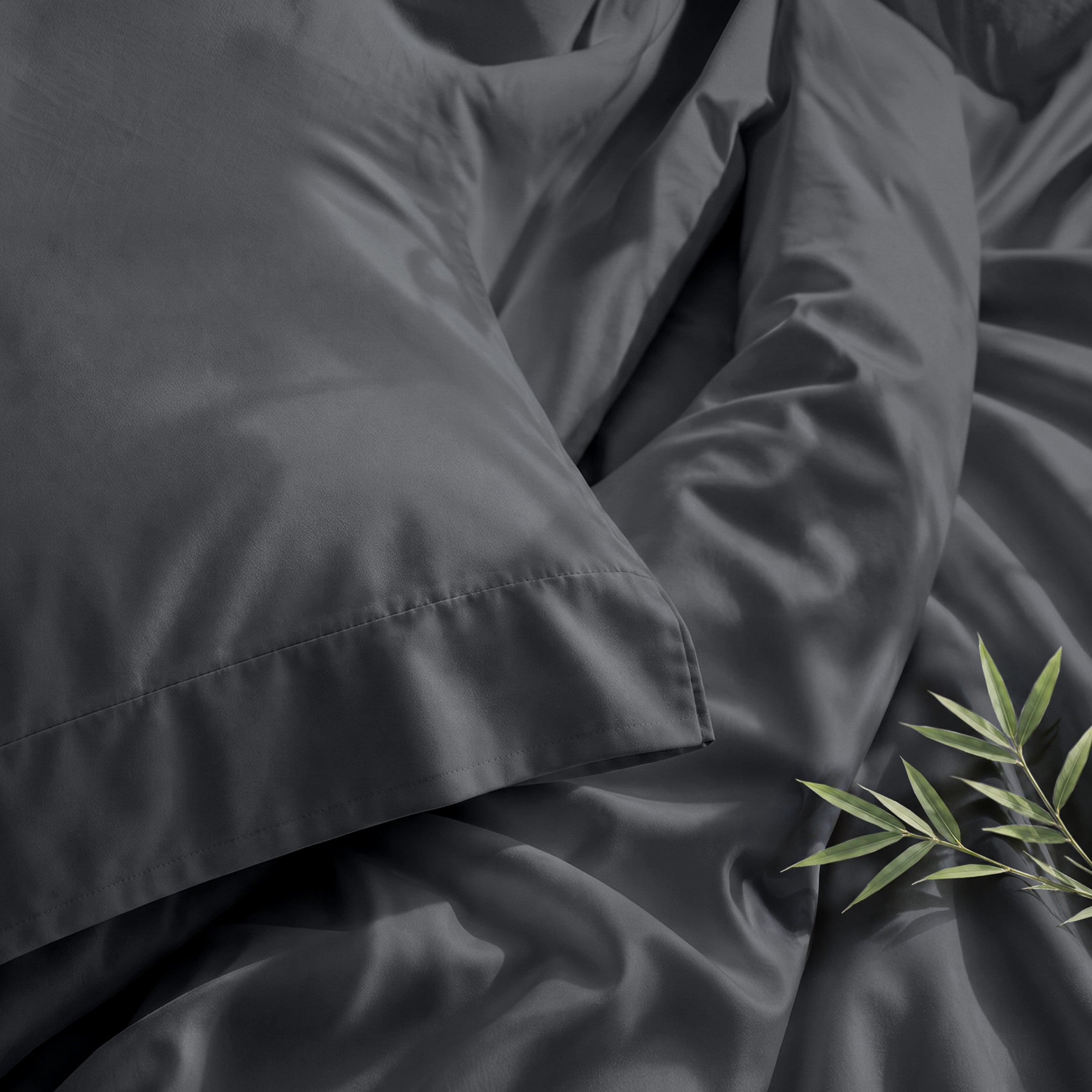 Signature Bamboo Viscose Sateen Pillowcase Pair