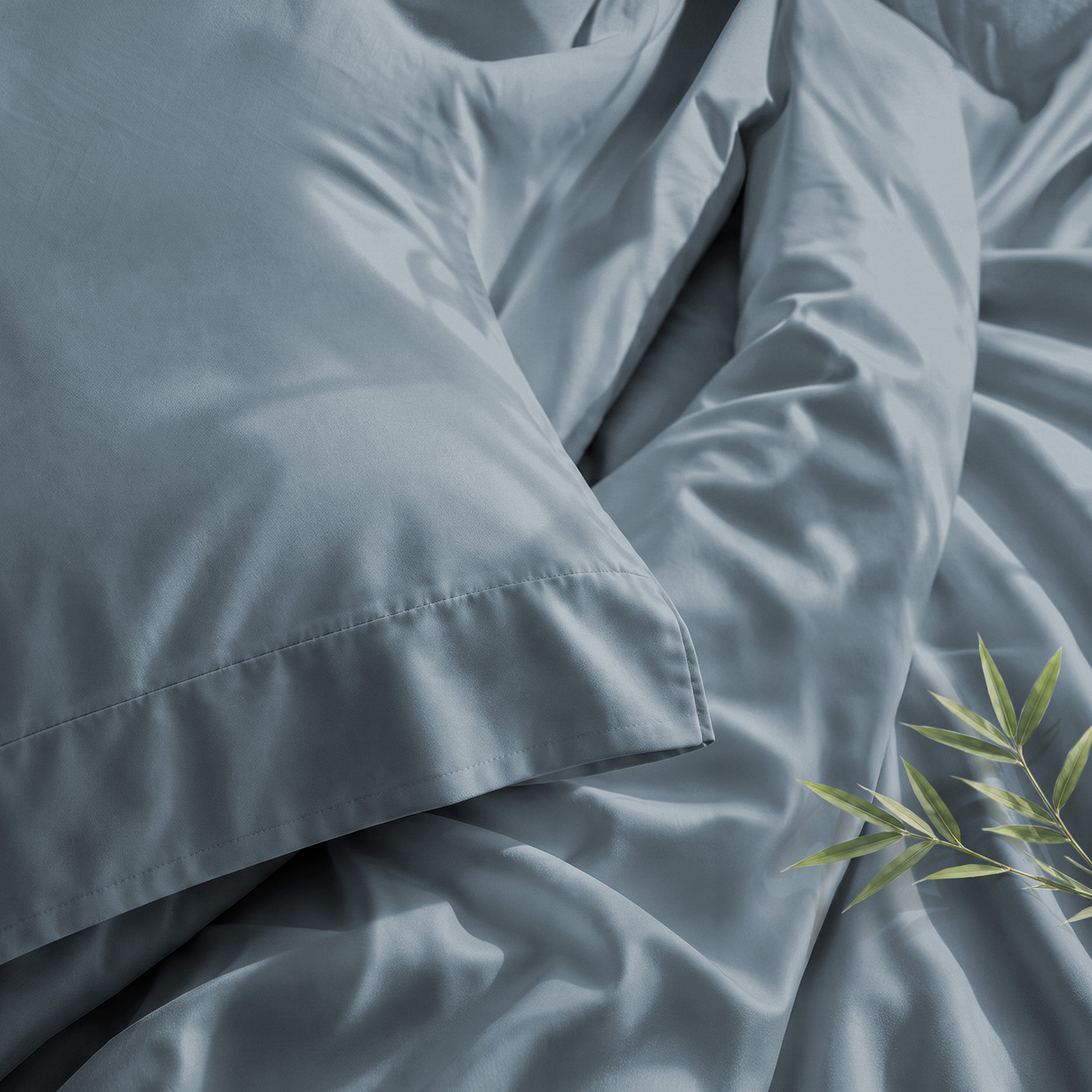 Signature Bamboo Viscose Sateen Pillowcase Pair