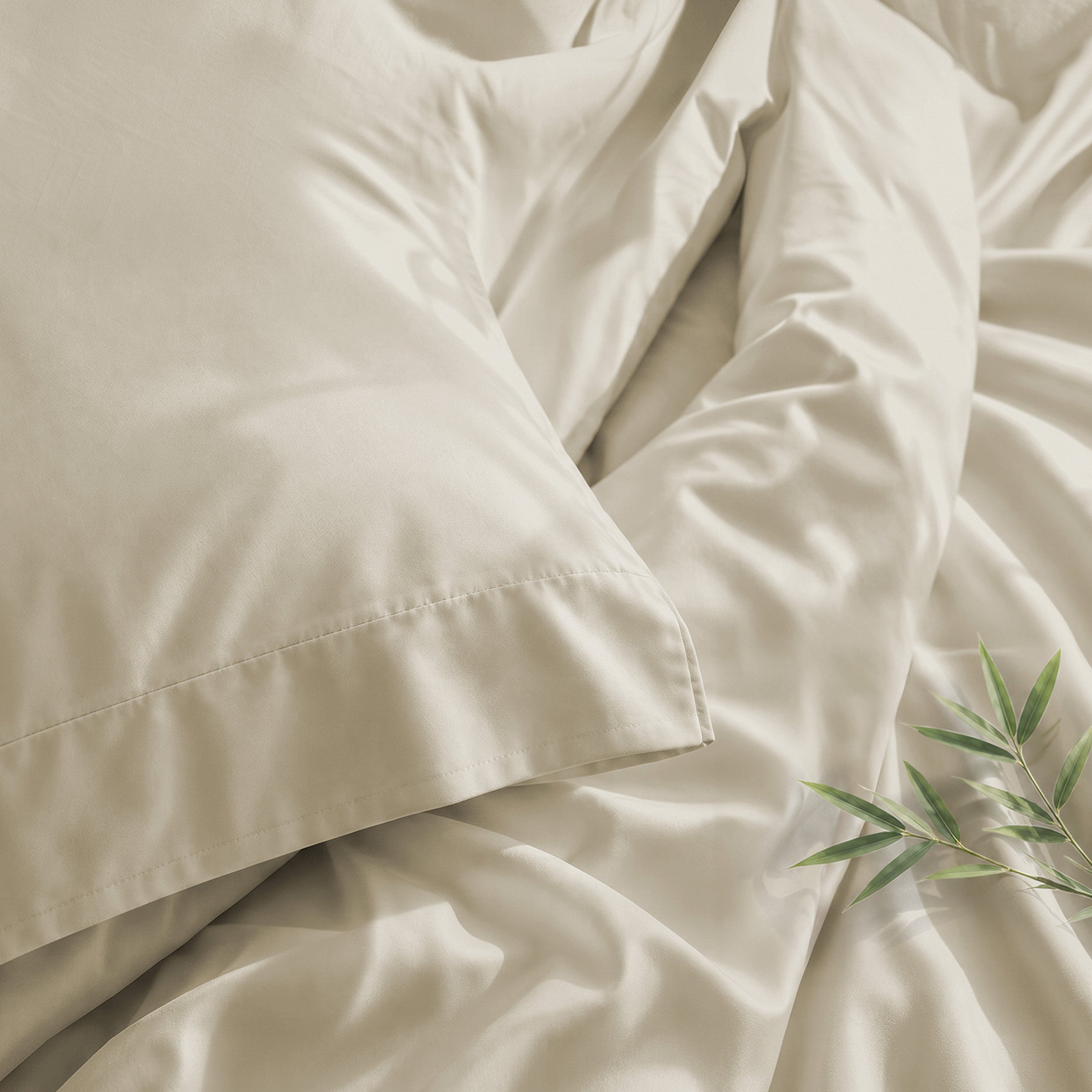 Signature Bamboo Viscose Sateen Pillowcase Pair