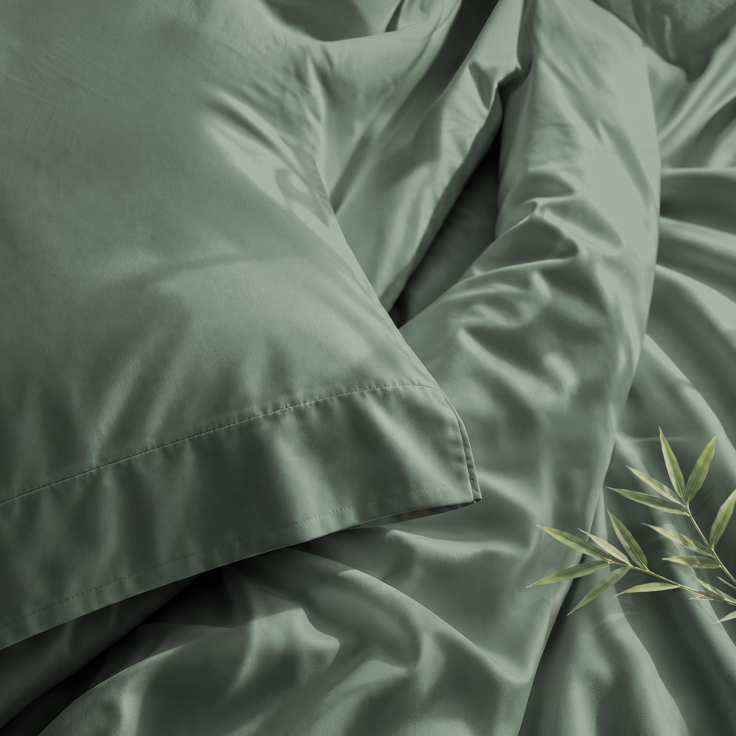 Signature Bamboo Viscose Sateen Pillowcase Pair