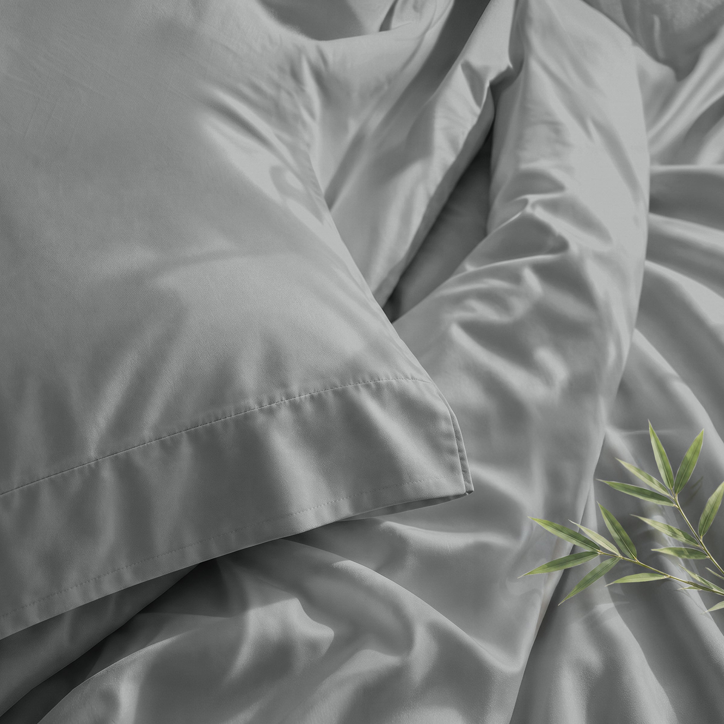 Signature Bamboo Viscose Sateen Pillowcase Pair
