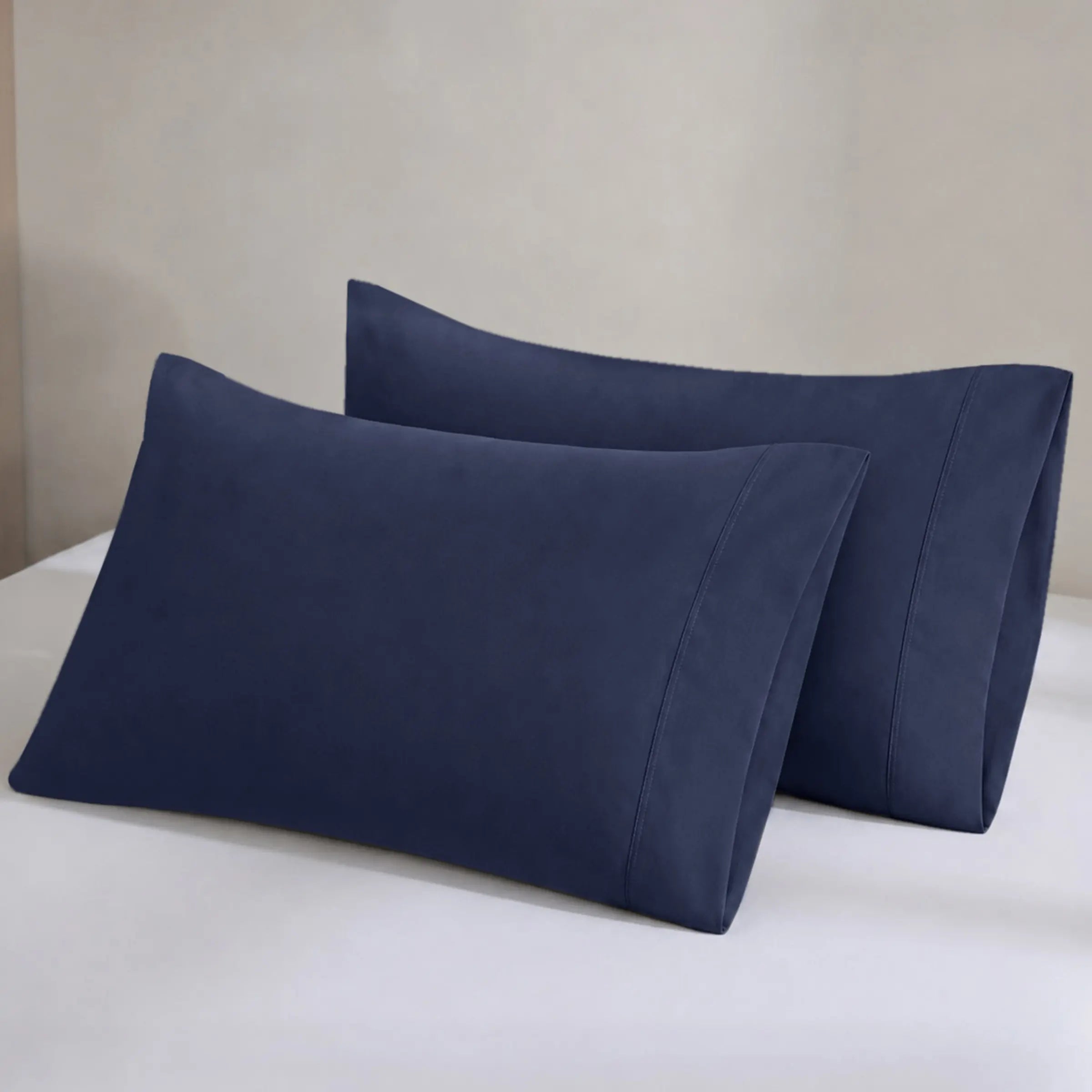 GOTS Certified, 100% Organic Cotton Sateen Pillowcase Pair