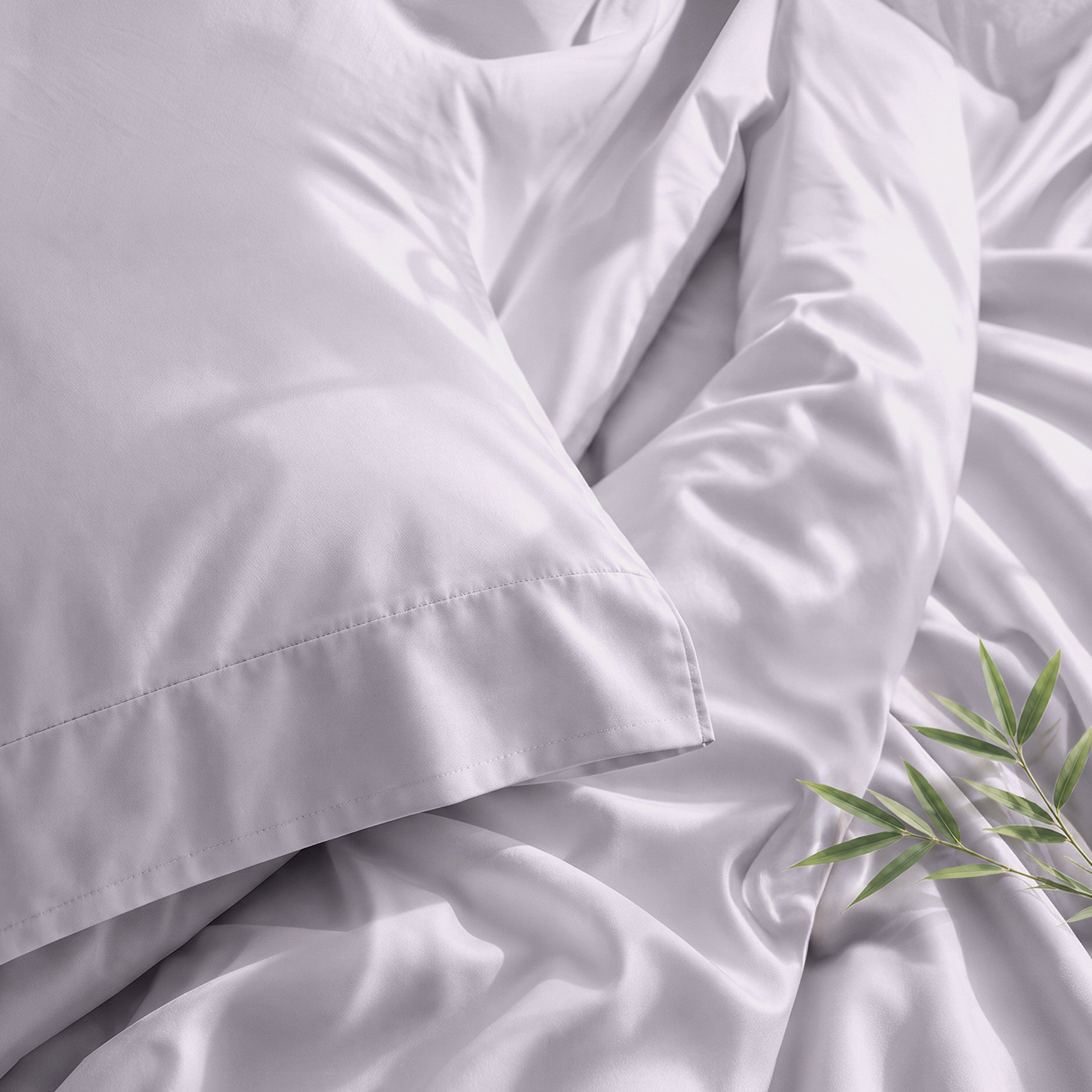 Signature Bamboo Viscose Sateen Pillowcase Pair