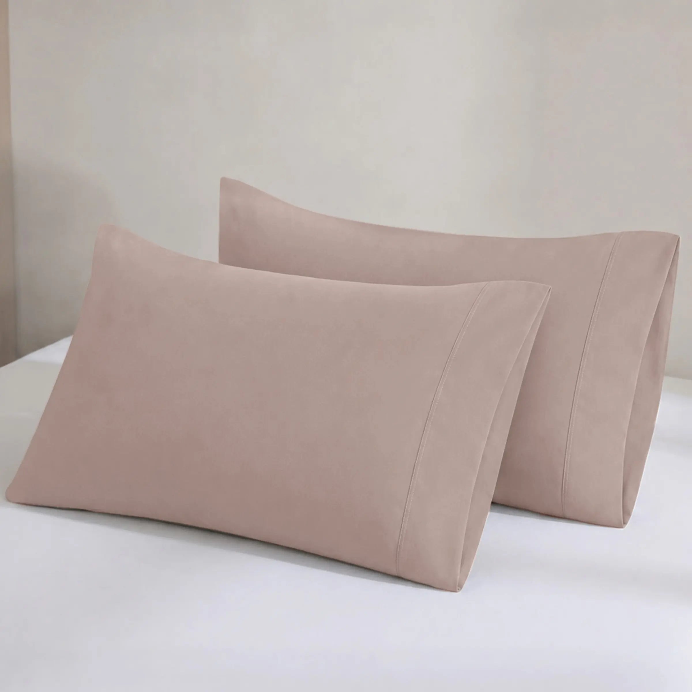 GOTS Certified, 100% Organic Cotton Sateen Pillowcase Pair