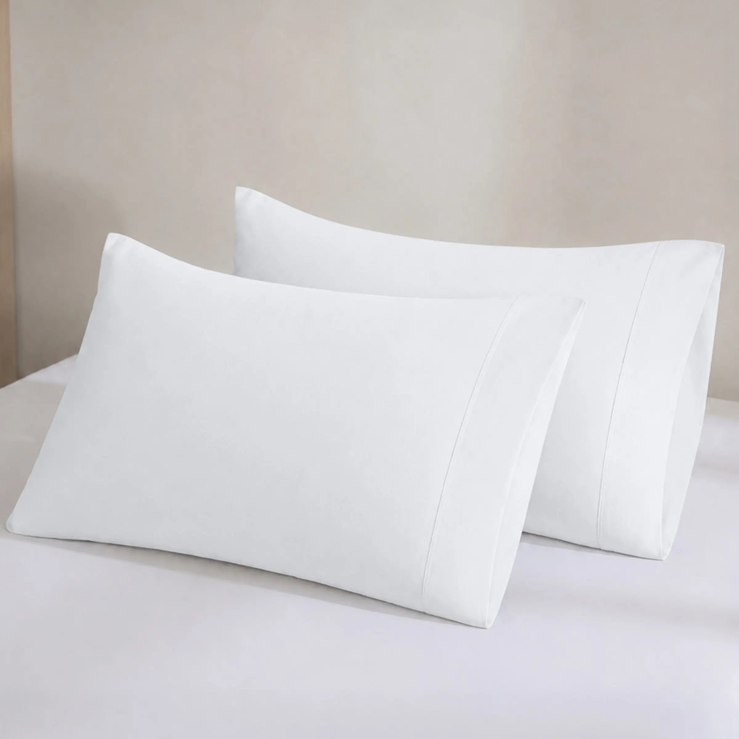 GOTS Certified, 100% Organic Cotton Sateen Pillowcase Pair