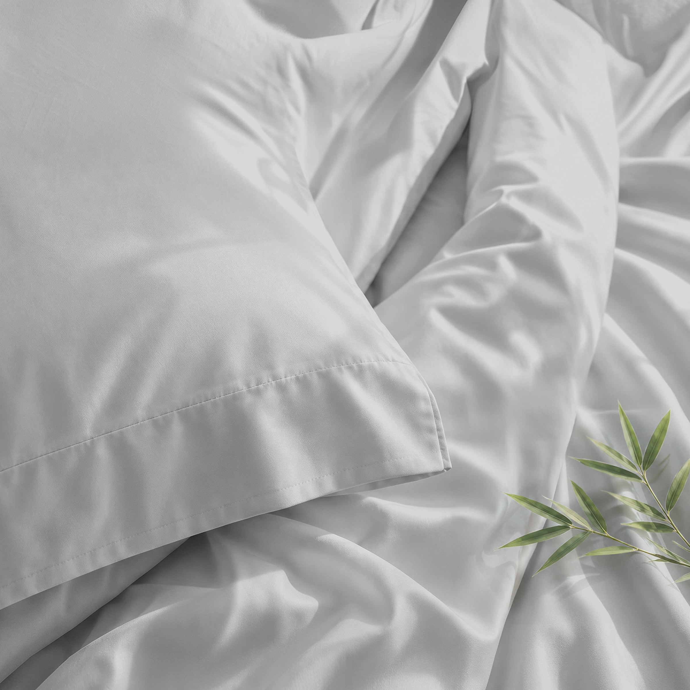 Signature Bamboo Viscose Sateen Pillowcase Pair