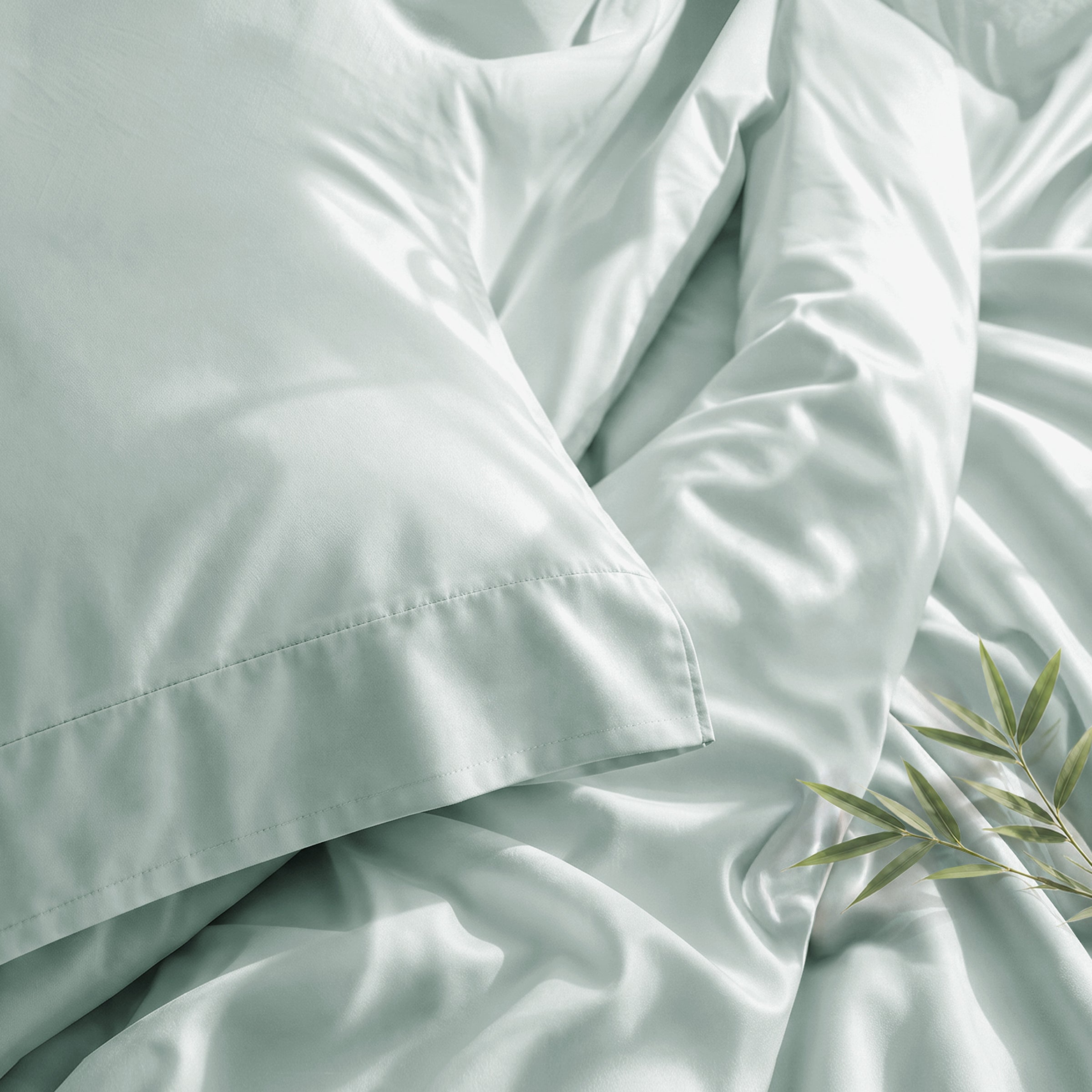 Signature Bamboo Viscose Sateen Pillowcase Pair