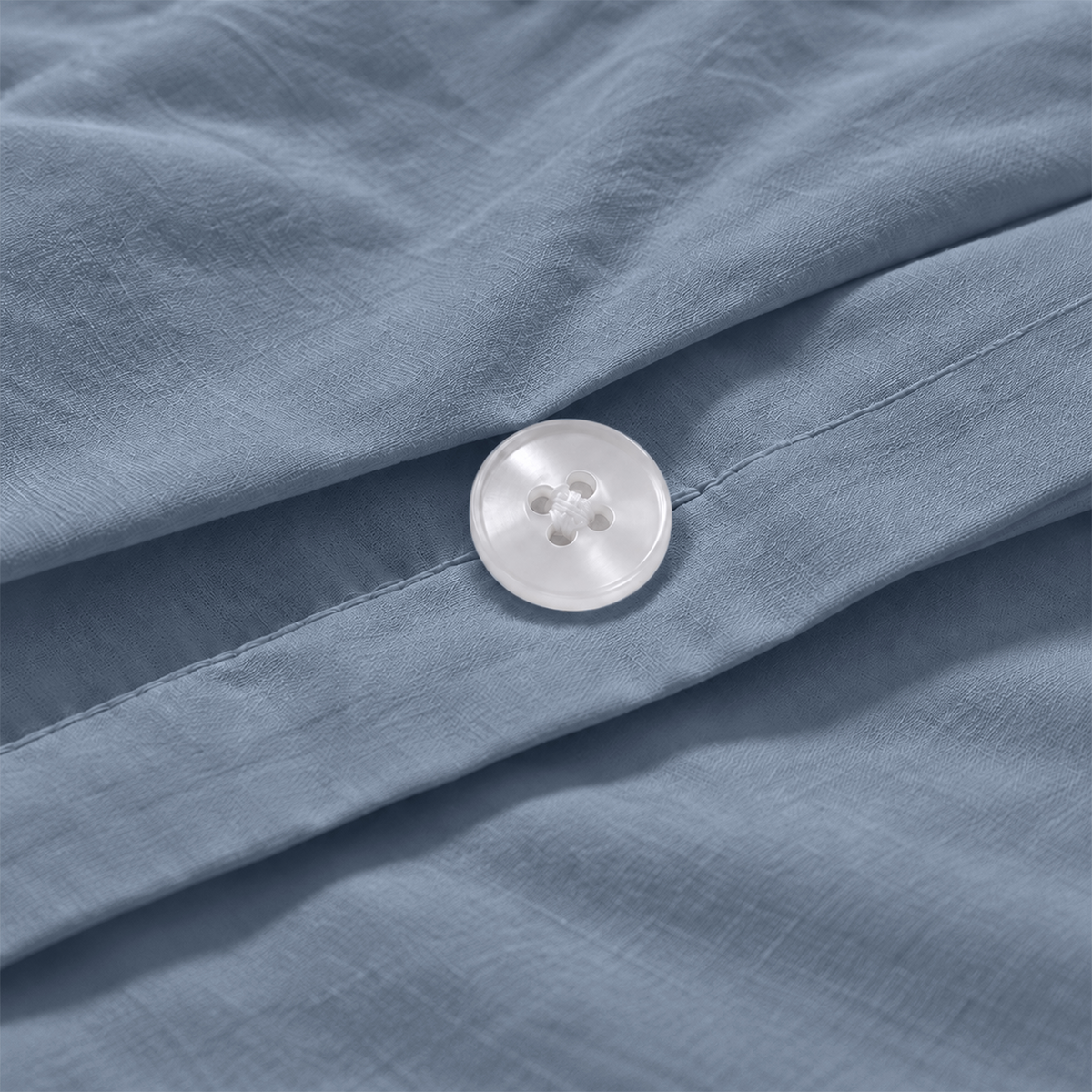 Natural Organic Cotton Percale Duvet Cover Set