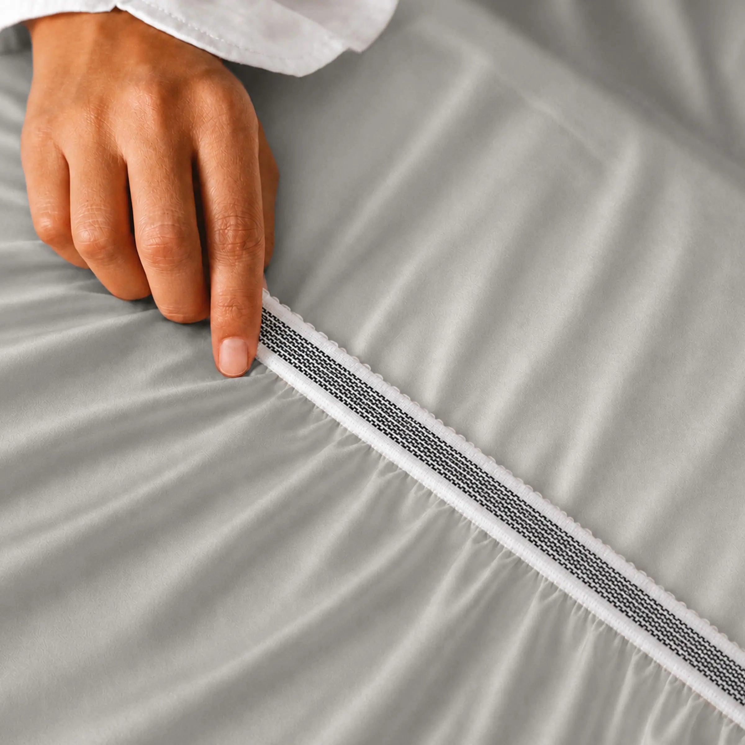GOTS Certified, 100% Organic Cotton Sateen Sheet Set
